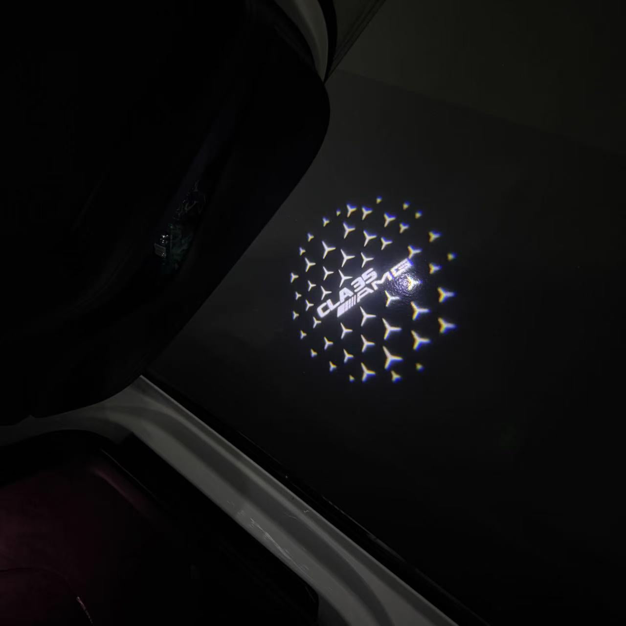 MERCEDES BENZ LOGO PROJECTOT LIGHTS Nr.03 (Menge 1 = 1 Sätze/2 Türleuchten)