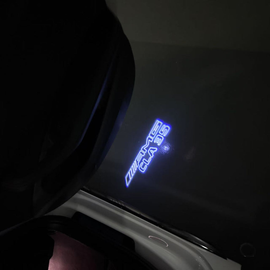 MERCEDES BENZ LOGO PROJECTOT LIGHTS Nr.03 (cantidad 1 = 1 juego/2 luces de puerta)