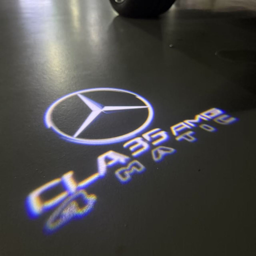 MERCEDES BENZ LOGO PROJECTOT LIGHTS Nr.03 (Menge 1 = 1 Sätze/2 Türleuchten)