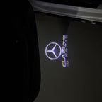 MERCEDES BENZ LOGO PROJECTOT LIGHTS Nr.03 (Menge 1 = 1 Sätze/2 Türleuchten)
