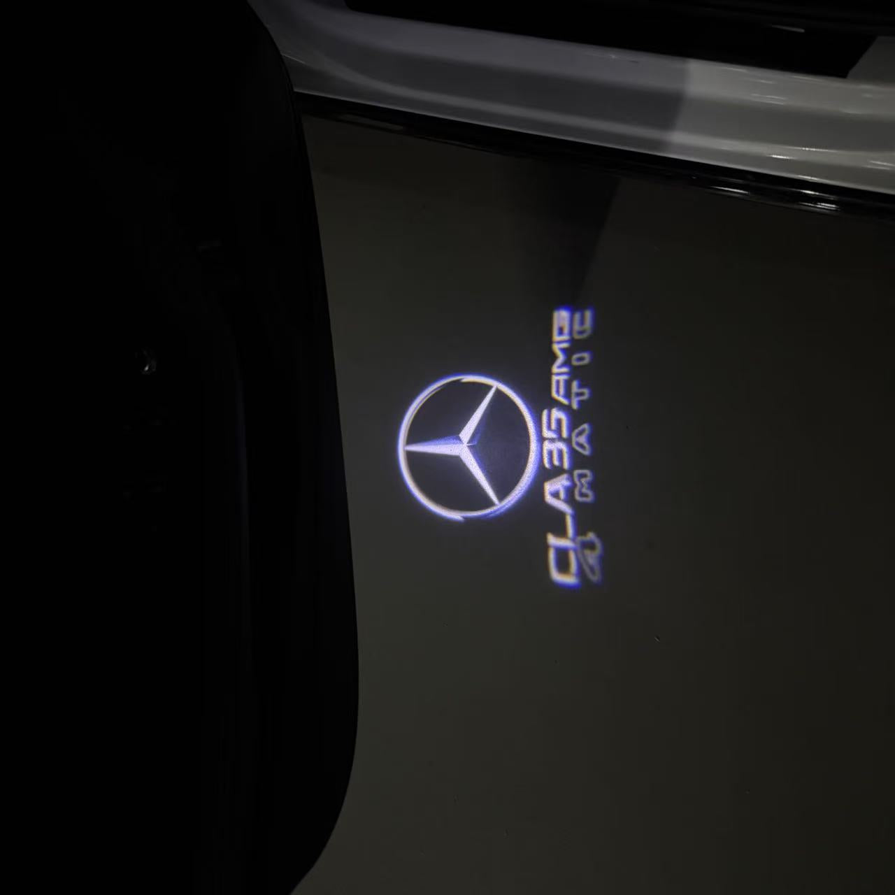 MERCEDES BENZ LOGO PROJECTOT LIGHTS Nr.03 (Menge 1 = 1 Sätze/2 Türleuchten)
