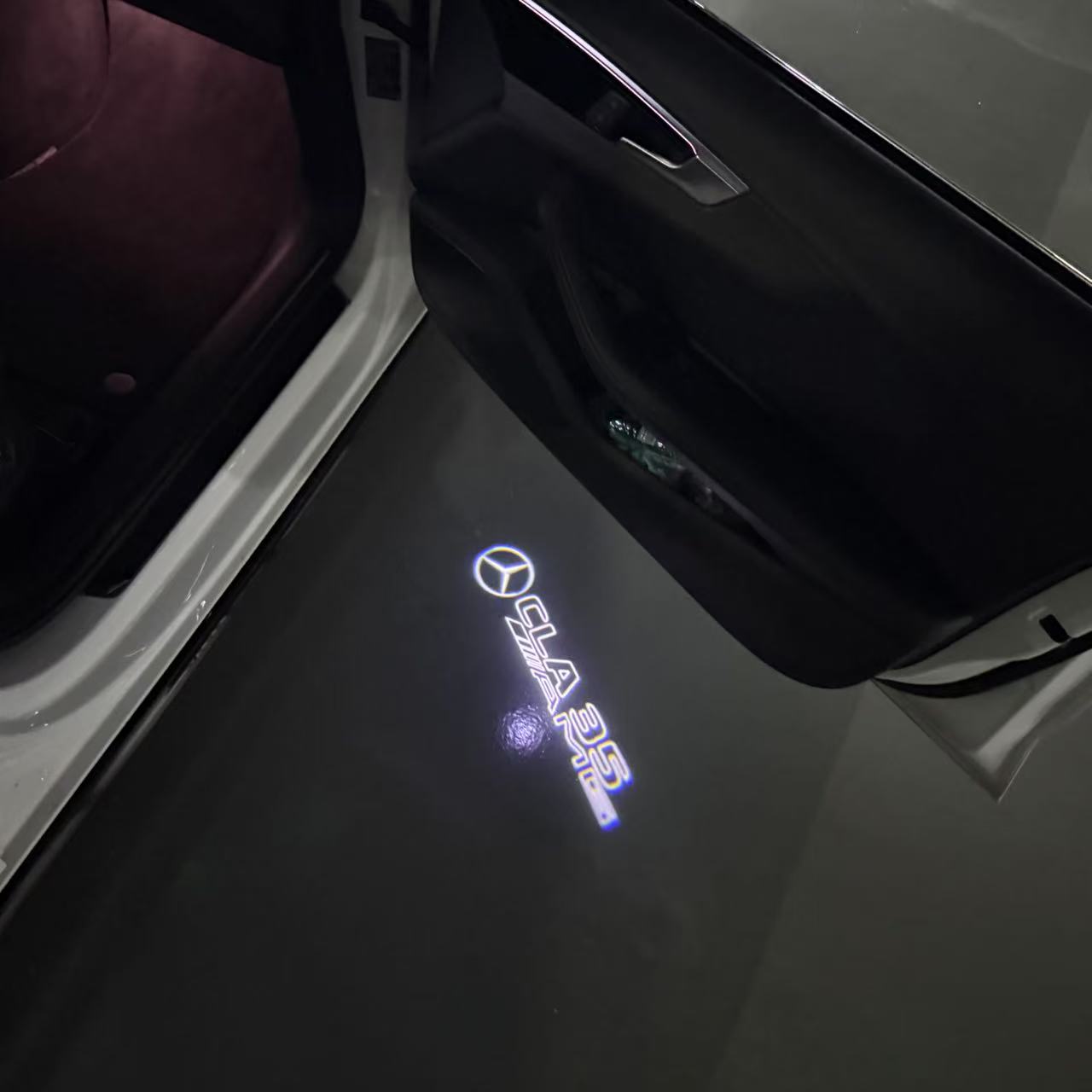 MERCEDES BENZ LOGO PROJECTOT LIGHTS Nr.03 (Menge 1 = 1 Sätze/2 Türleuchten)