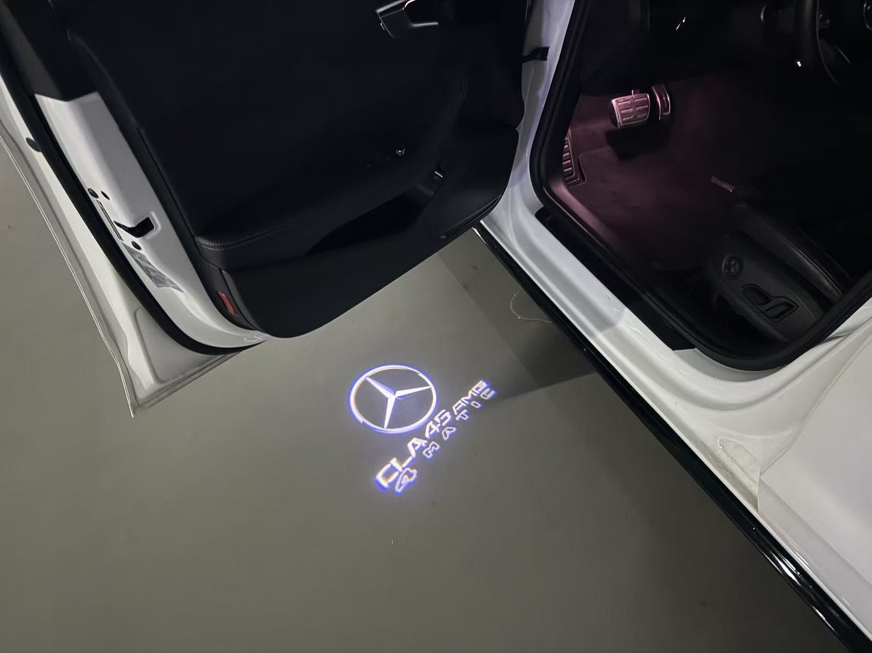 MERCEDES BENZ LOGO PROJECTOT LIGHTS Nr.03 (Menge 1 = 1 Sätze/2 Türleuchten)