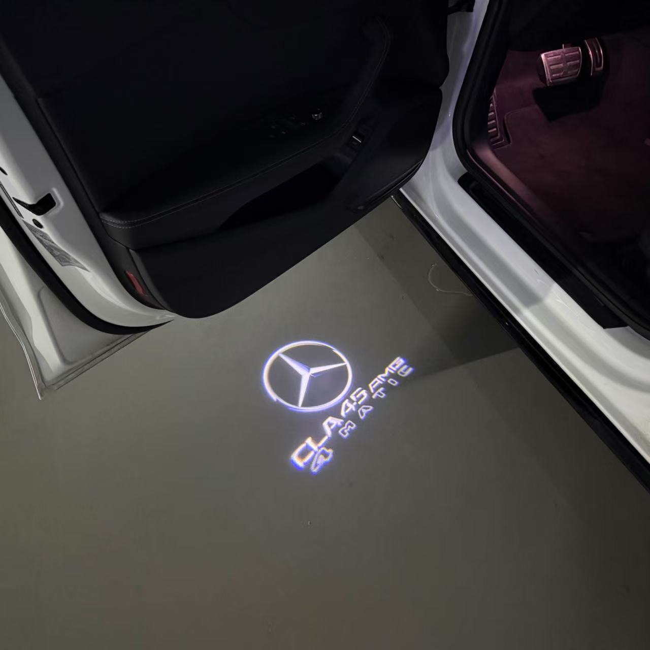 MERCEDES BENZ LOGO PROJECTOT LIGHTS Nr.03 (Menge 1 = 1 Sätze/2 Türleuchten)