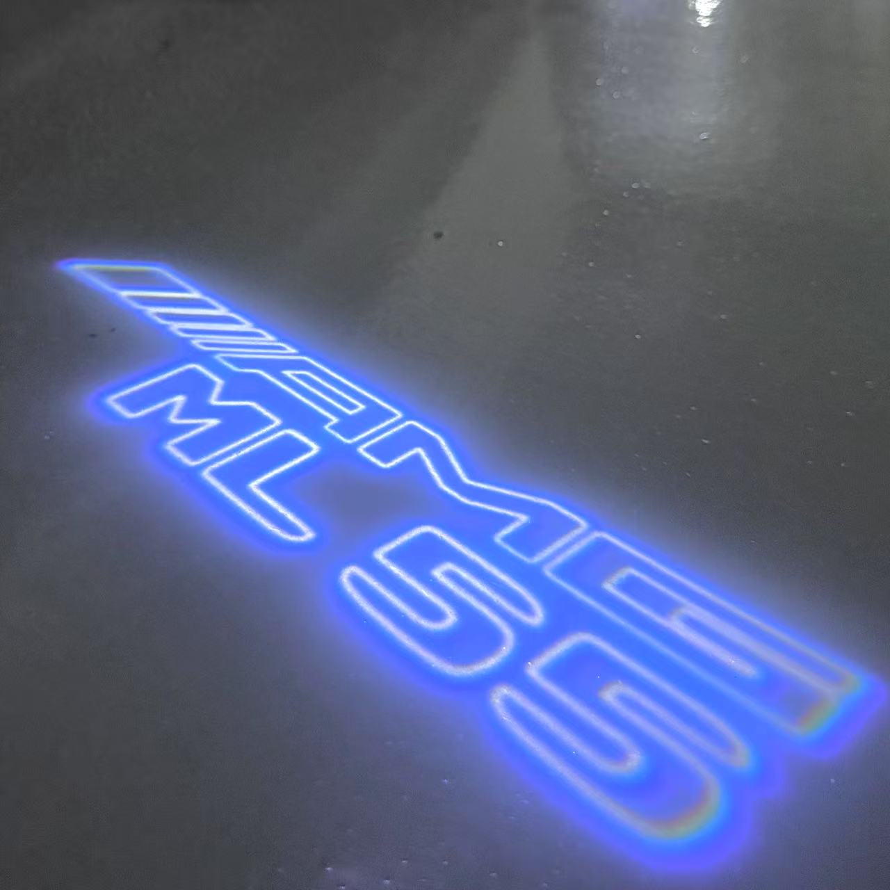 MERCEDES BENZ LOGO PROJECTOT LIGHTS Nr.03 (cantidad 1 = 1 juego/2 luces de puerta)