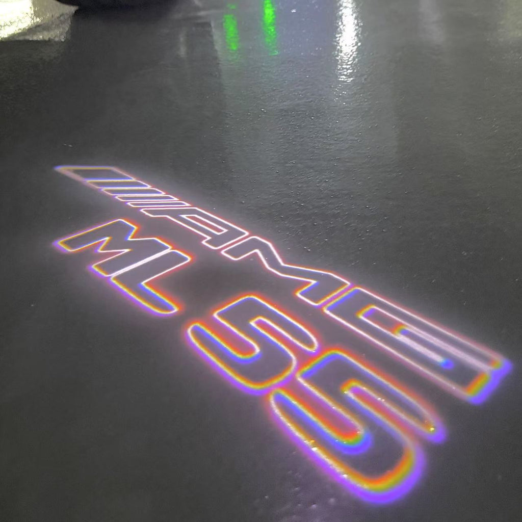 MERCEDES BENZ LOGO PROJECTOT LIGHTS Nr.03 (cantidad 1 = 1 juego/2 luces de puerta)