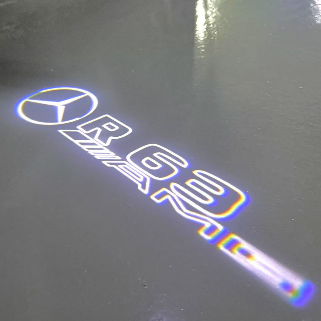 MERCEDES BENZ LOGO PROJECTOT LIGHTS Nr.03 (cantidad 1 = 1 juego/2 luces de puerta)
