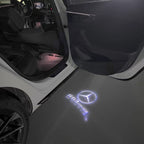 MERCEDES BENZ R 63 AMG LOGO PROJECTOR LIGHTS  (quantity 1 = 1 sets/2 door lights)Nr.03f044