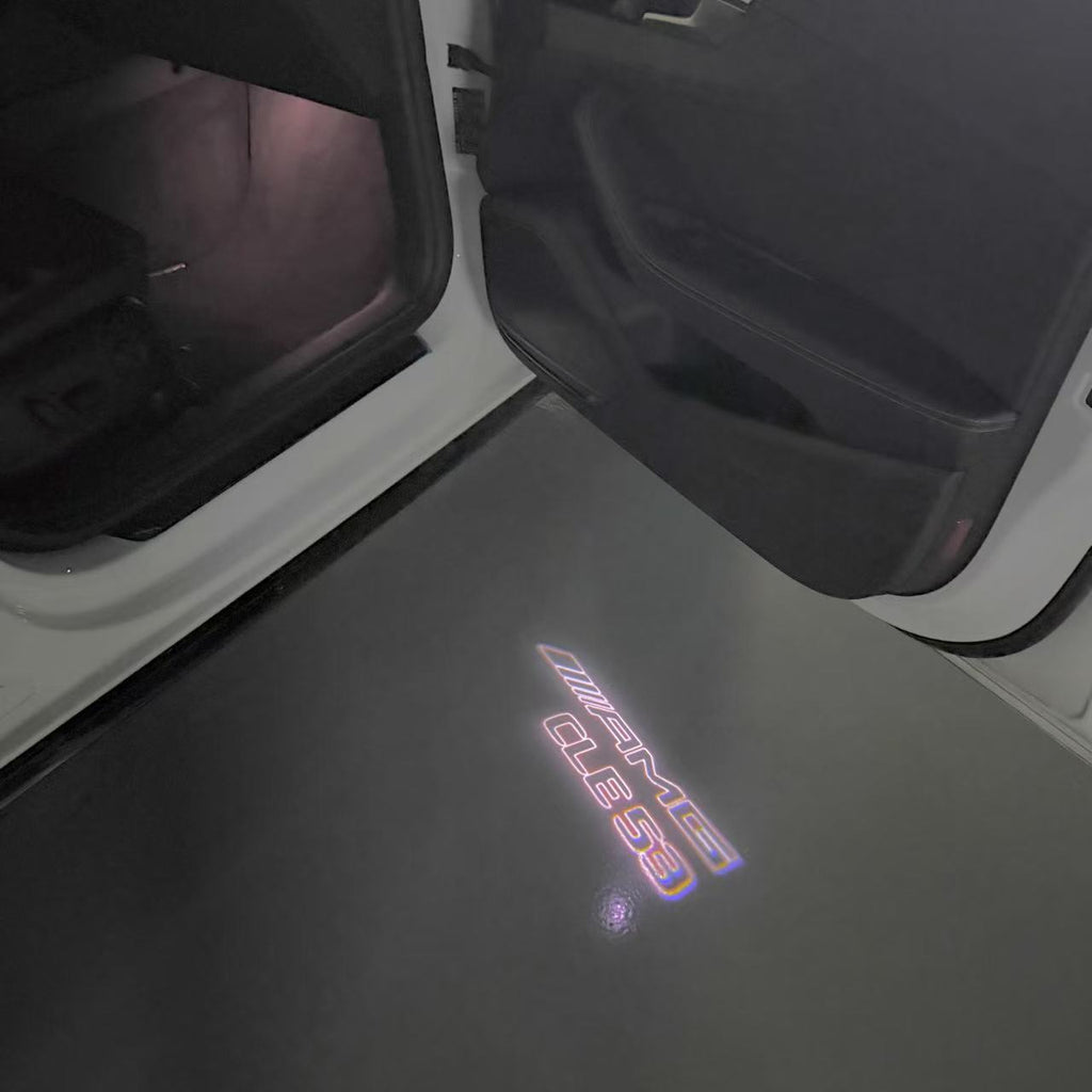 MERCEDES BENZ LOGO PROJECTOT LIGHTS Nr.03 (cantidad 1 = 1 juego/2 luces de puerta)