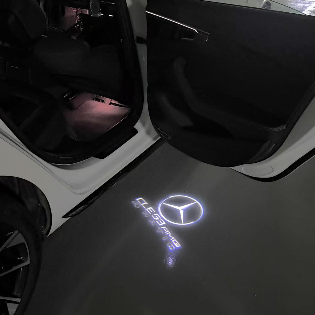 MERCEDES BENZ CLE 53 AMG  LOGO PROJECTOT LIGHTS  (quantity 1 = 1 sets/2 door lights)Nr.03f025
