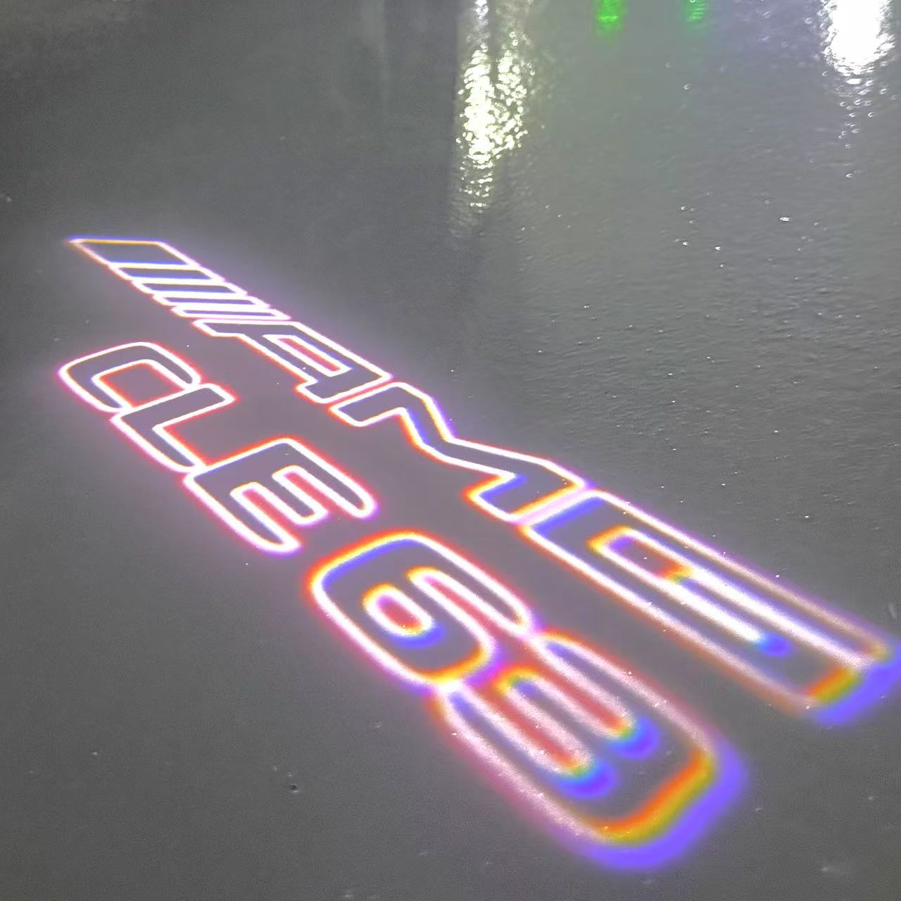 MERCEDES BENZ LOGO PROJECTOT LIGHTS Nr.03 (cantidad 1 = 1 juego/2 luces de puerta)