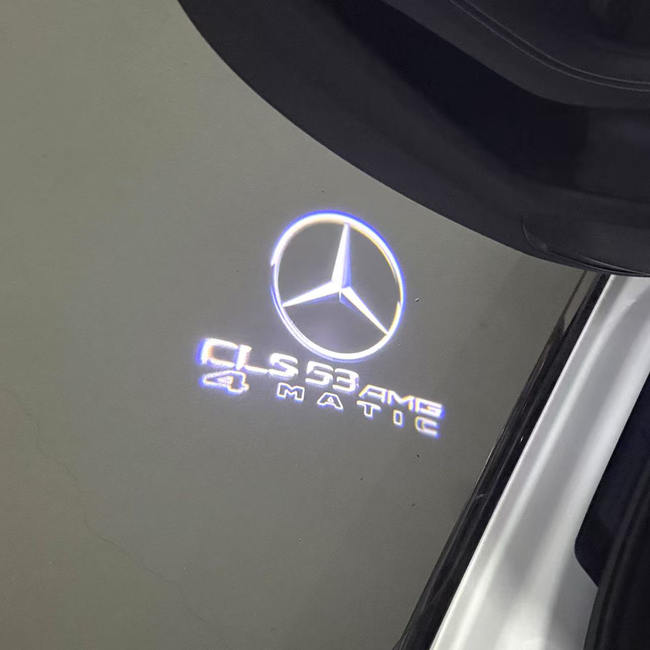 MERCEDES BENZ LOGO PROJECTOT LIGHTS Nr.03 (cantidad 1 = 1 juego/2 luces de puerta)
