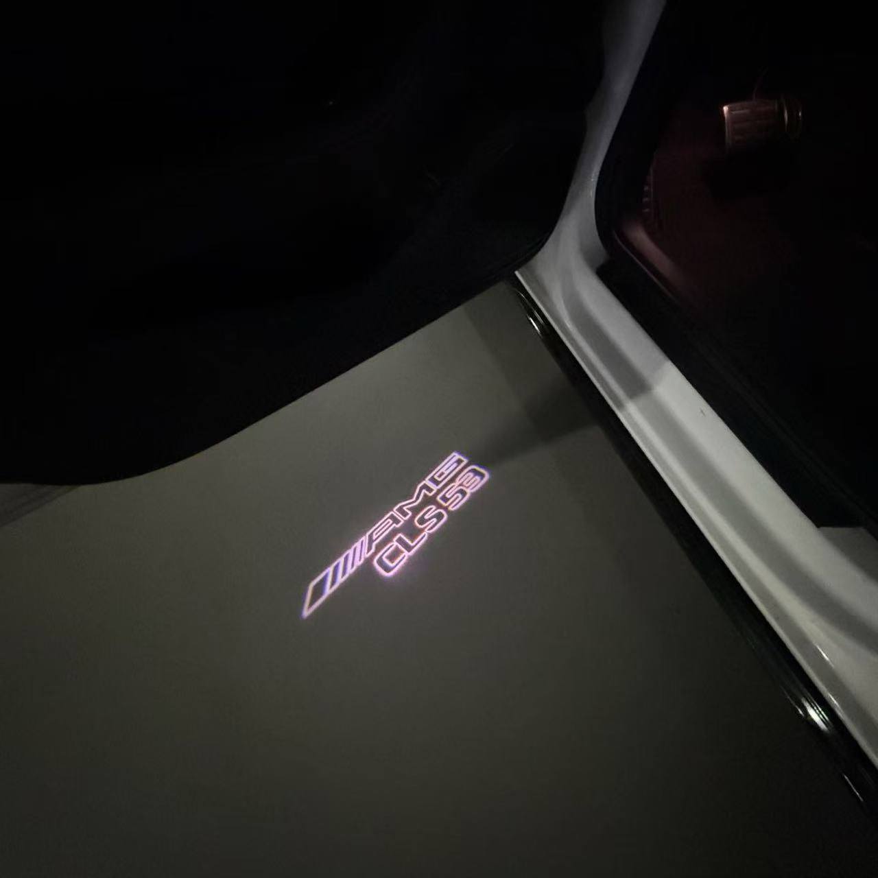 MERCEDES BENZ LOGO PROJECTOT LIGHTS Nr.03 (cantidad 1 = 1 juego/2 luces de puerta)