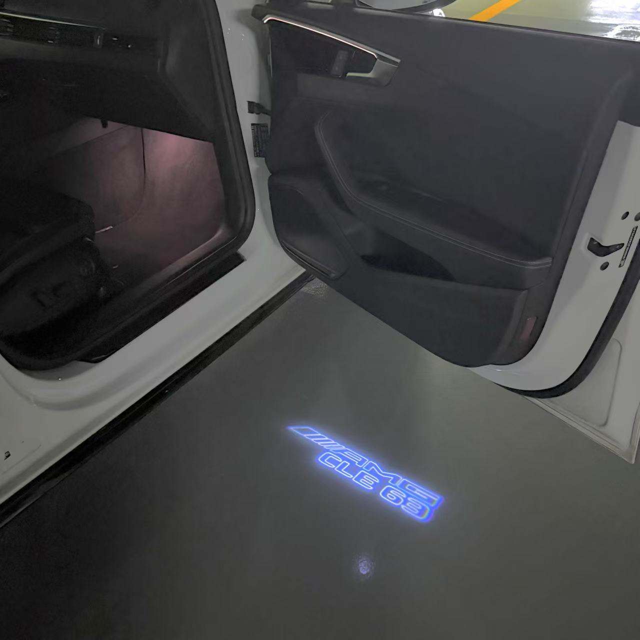 MERCEDES BENZ LOGO PROJECTOT LIGHTS Nr.03 (cantidad 1 = 1 juego/2 luces de puerta)