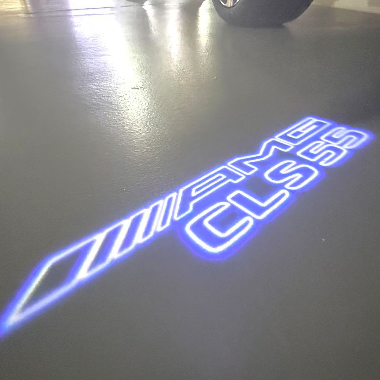 MERCEDES BENZ LOGO PROJECTOT LIGHTS Nr.03 (cantidad 1 = 1 juego/2 luces de puerta)