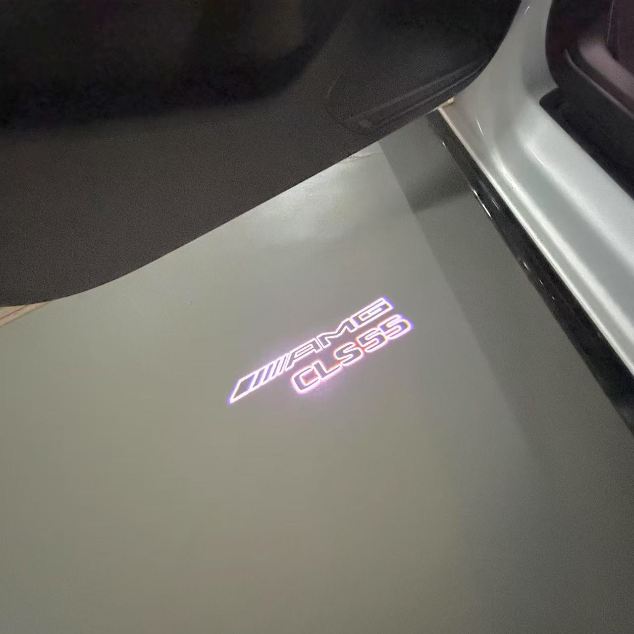 MERCEDES BENZ LOGO PROJECTOT LIGHTS Nr.03 (cantidad 1 = 1 juego/2 luces de puerta)