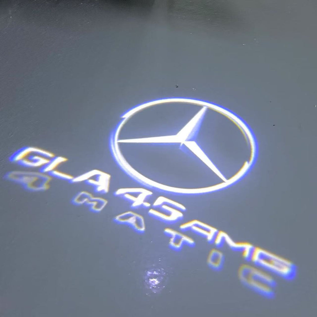 MERCEDES BENZ GLA45 AMG LOGO PROJECTOR LIGHTS  (quantity 1 = 1 sets/2 door lights)Nr.03f08