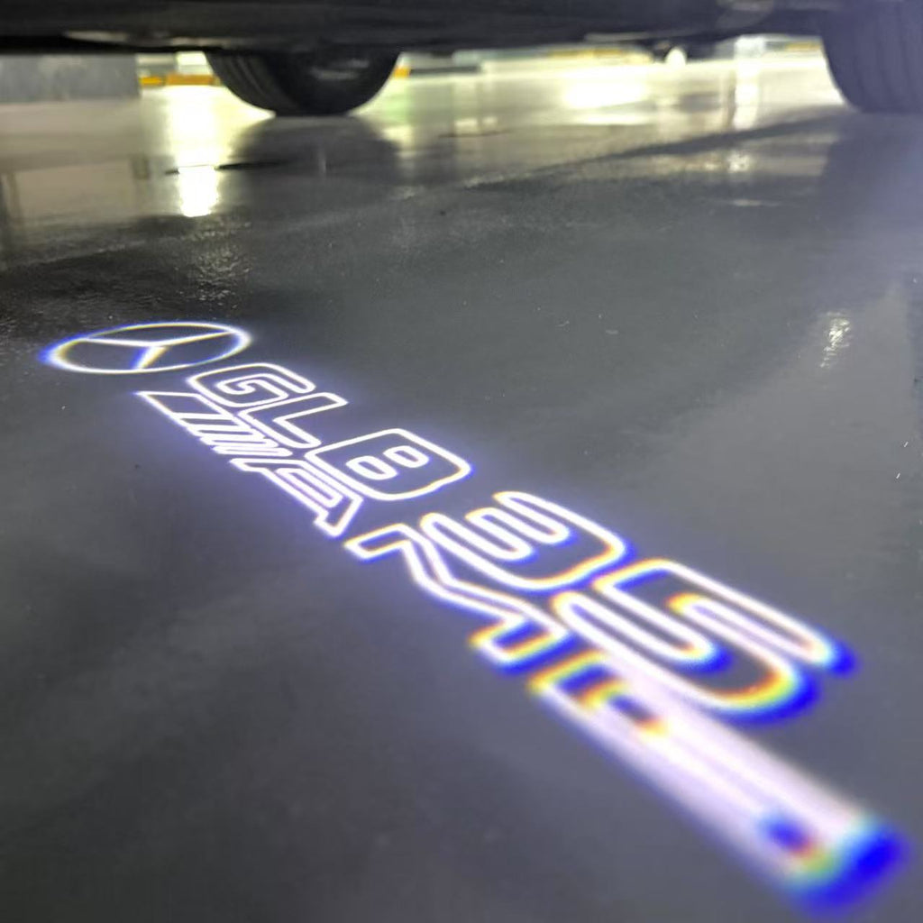 MERCEDES BENZ LOGO PROJECTOT LIGHTS Nr.03 (cantidad 1 = 1 juego/2 luces de puerta)