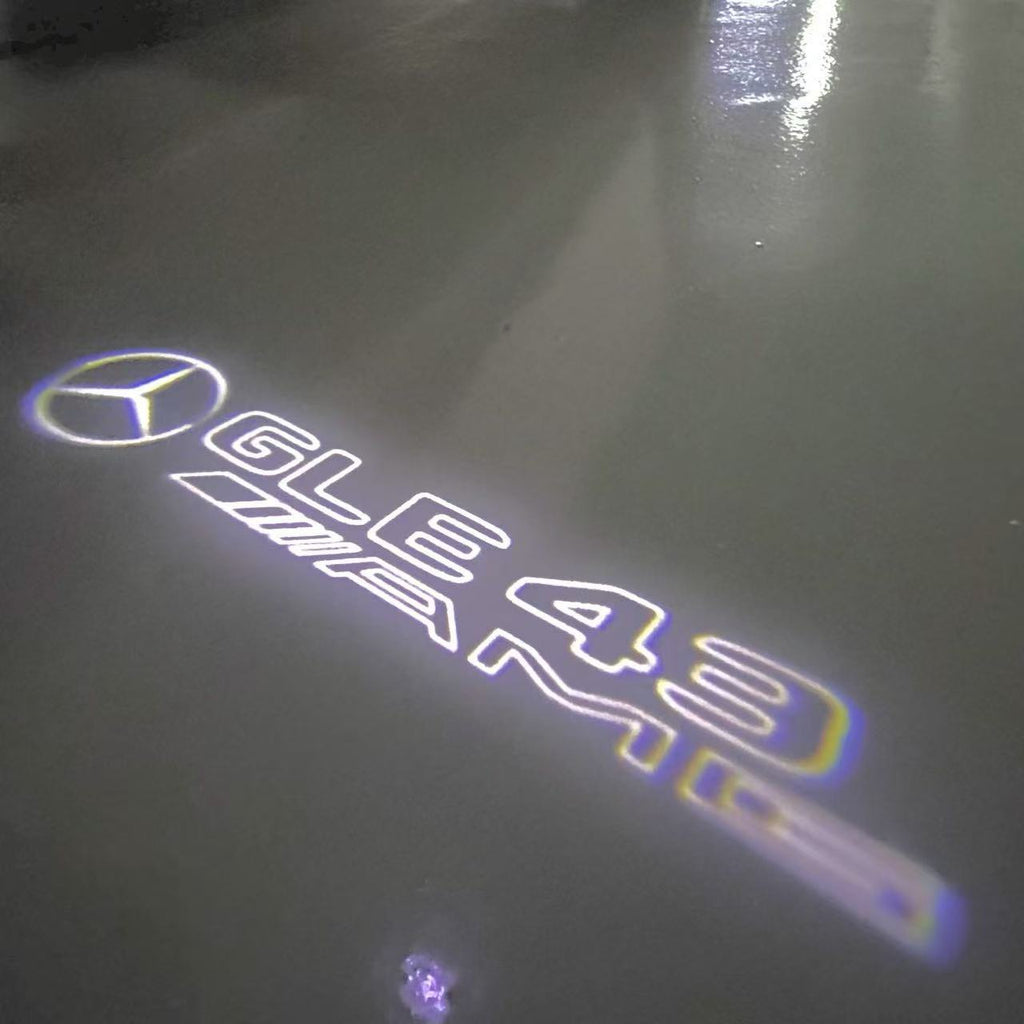 MERCEDES BENZ LOGO PROJECTOT LIGHTS Nr.03 (cantidad 1 = 1 juego/2 luces de puerta)