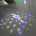 MERCEDES BENZ LOGO PROJECTOT LIGHTS Nr.03 (cantidad 1 = 1 juego/2 luces de puerta)