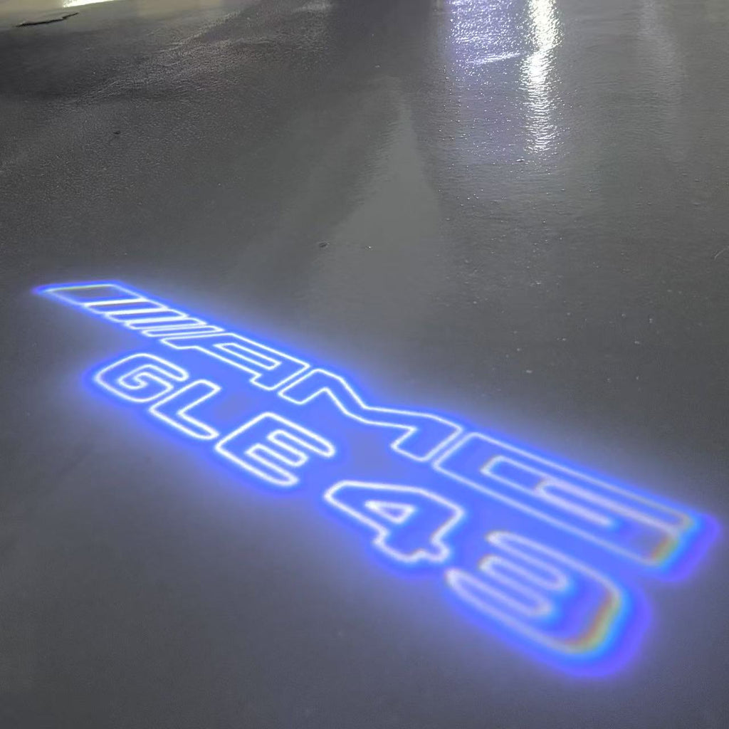 MERCEDES BENZ LOGO PROJECTOT LIGHTS Nr.03 (cantidad 1 = 1 juego/2 luces de puerta)