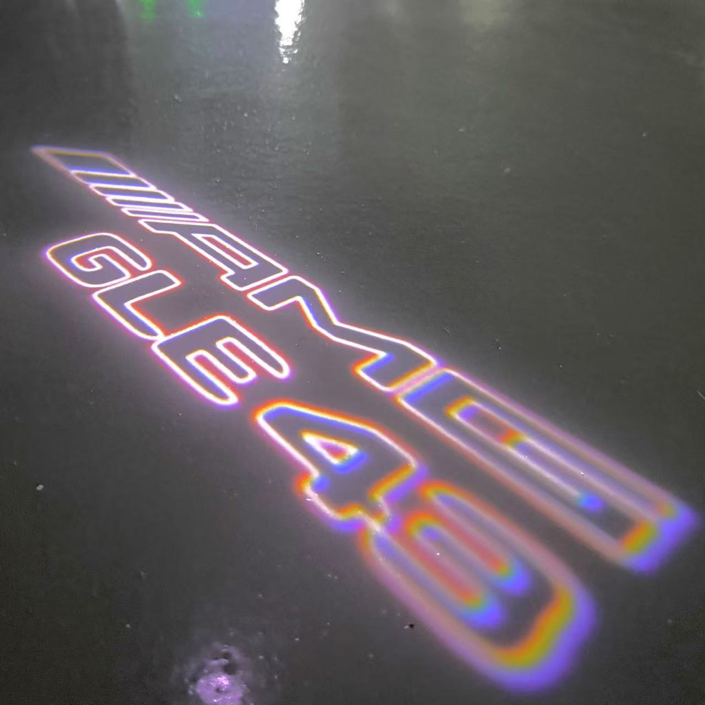 MERCEDES BENZ LOGO PROJECTOT LIGHTS Nr.03 (cantidad 1 = 1 juego/2 luces de puerta)