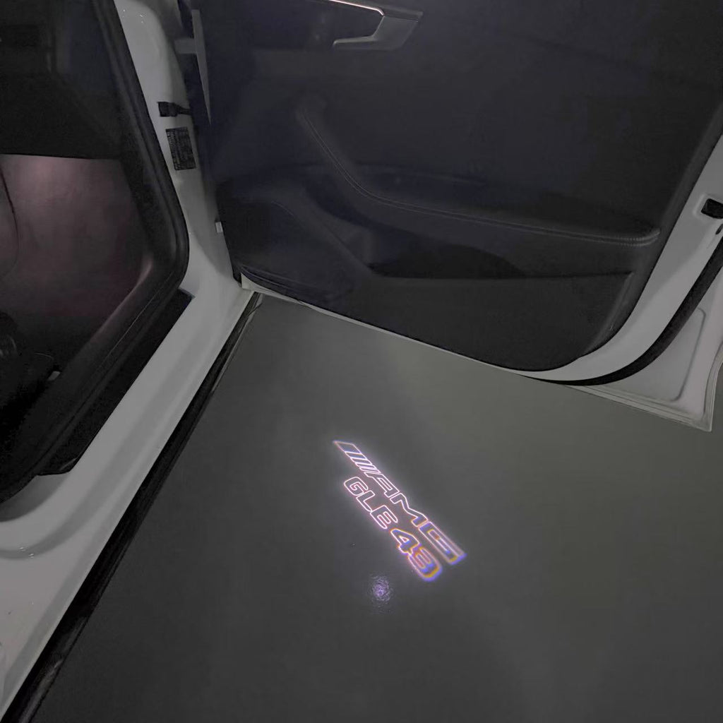 MERCEDES BENZ LOGO PROJECTOT LIGHTS Nr.03 (cantidad 1 = 1 juego/2 luces de puerta)