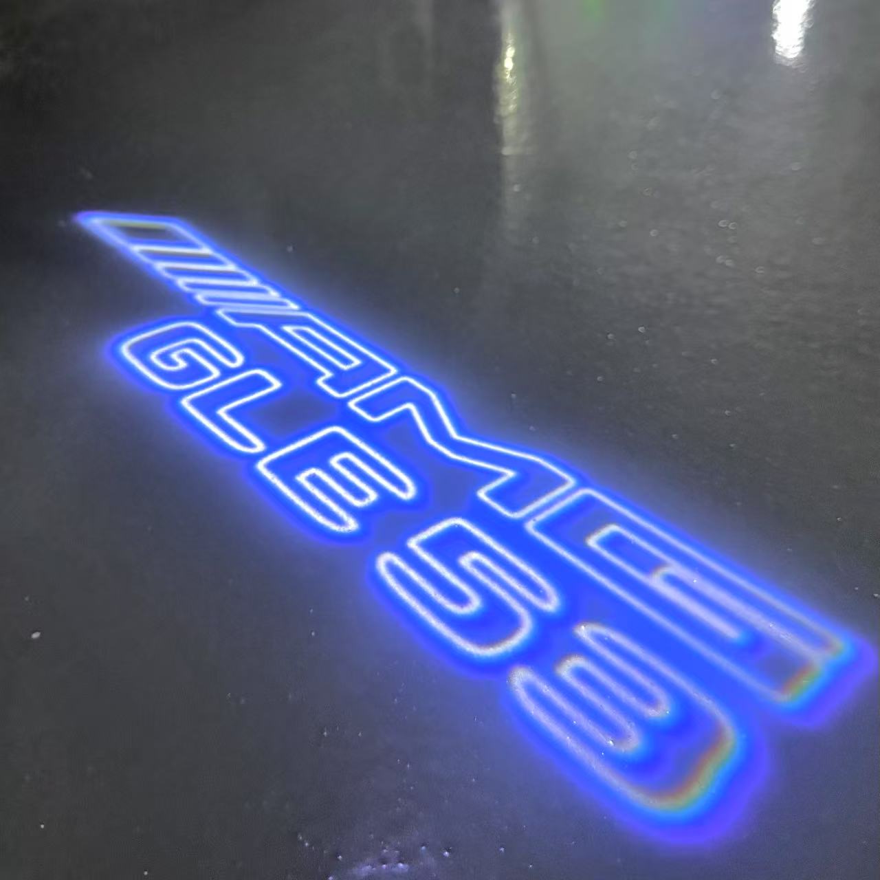 MERCEDES BENZ LOGO PROJECTOT LIGHTS Nr.03 (cantidad 1 = 1 juego/2 luces de puerta)