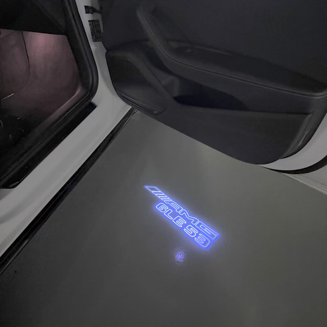 MERCEDES BENZ LOGO PROJECTOT LIGHTS Nr.03 (cantidad 1 = 1 juego/2 luces de puerta)