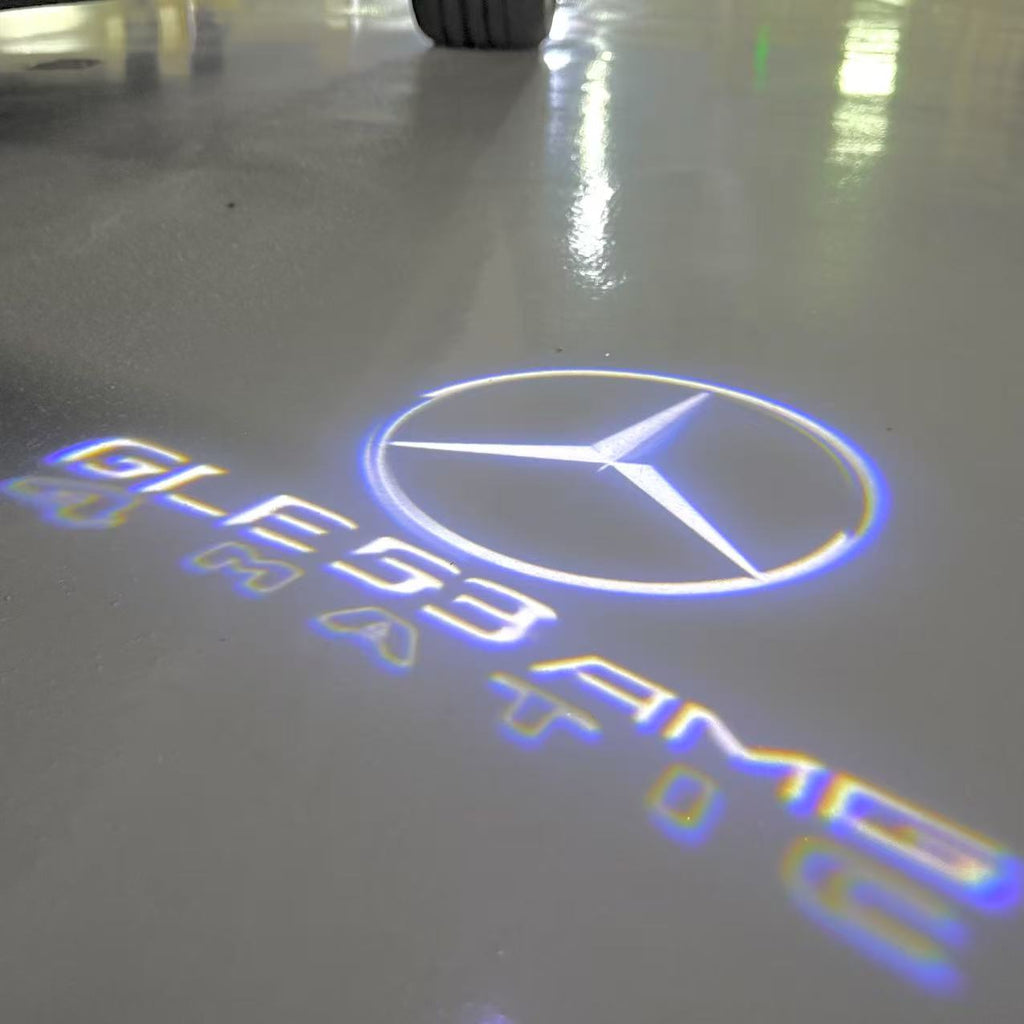 MERCEDES BENZ GLE 53 AMG LOGO PROJECTOR LIGHTS  (quantity 1 = 1 sets/2 door lights)Nr.03f031