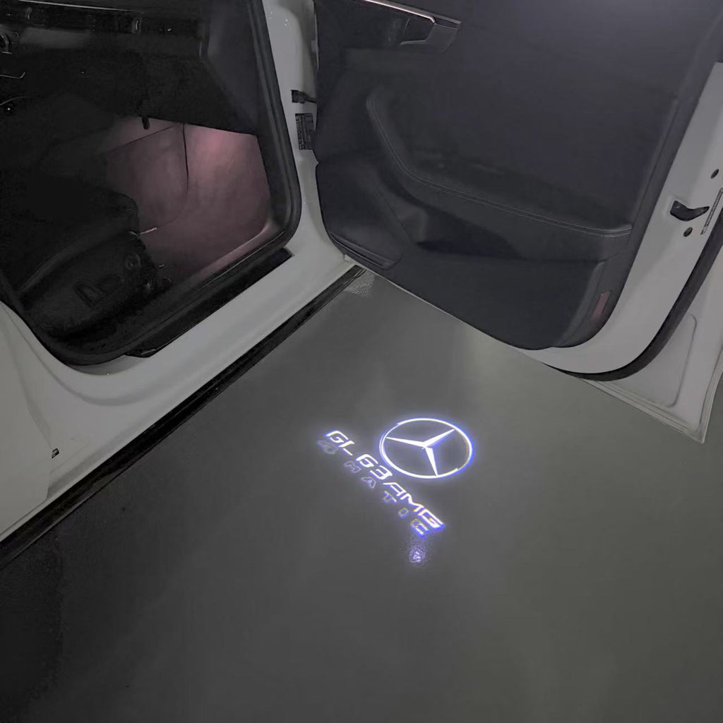 MERCEDES BENZ LOGO PROJECTOT LIGHTS Nr.03 (cantidad 1 = 1 juego/2 luces de puerta)