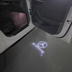 MERCEDES BENZ LOGO PROJECTOT LIGHTS Nr.03 (cantidad 1 = 1 juego/2 luces de puerta)