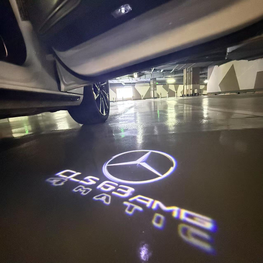 MERCEDES BENZ LOGO PROJECTOT LIGHTS Nr.03 (cantidad 1 = 1 juego/2 luces de puerta)