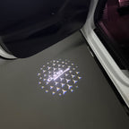 أضواء بروجكتور شعار MERCEDES BENZ رقم 03 (الكمية 1 = 1 مجموعة / 2 أضواء باب)