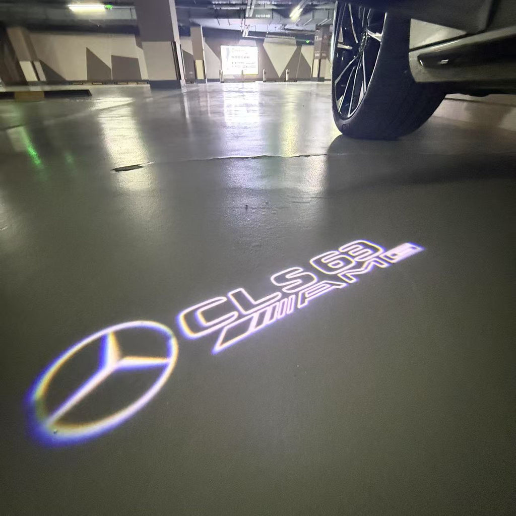 MERCEDES BENZ LOGO PROJECTOT LIGHTS Nr.03 (cantidad 1 = 1 juego/2 luces de puerta)