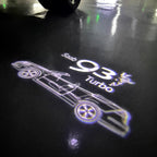 SAAB 93 LOGO PROJECROTR LIGHTS (quantity 1 = 1 sets/2 door lights) Nr.2510c