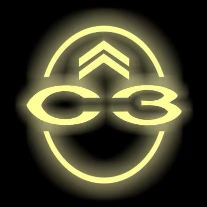 BMW M3 LOGO PROJECTOT LIGHTS Nr.24 (Menge 1 = 1 Sets/2 Türleuchten)