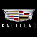 CADILLAC ORIGINAL LOGO PROJECTOT LIGHTS Nr.9775 (quantity 1 = 2 Logo Films /2 door lights）