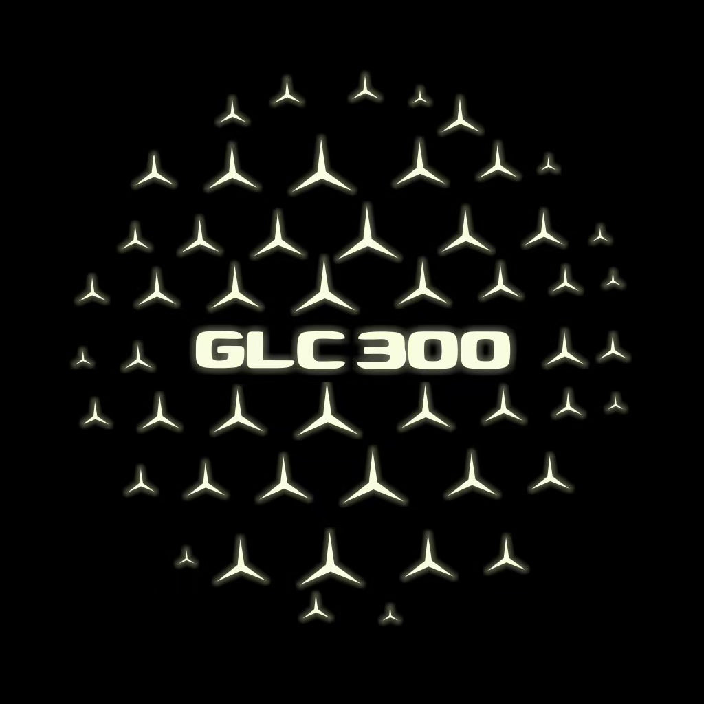 MERCEDES BENZ GLC 300 LOGO PROJECTOR LIGHTS  (quantity 1 = 1 sets/2 door lights)Nr.03f045