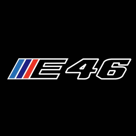 BMW M3 LOGO PROJECTOR LIGHTS Nr.24 (الكمية 1 = 1 مجموعة / 2 أضواء باب)