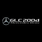 MERCEDES BENZ LOGO PROJECTOT LIGHTS Nr.03 (cantidad 1 = 1 juego/2 luces de puerta)