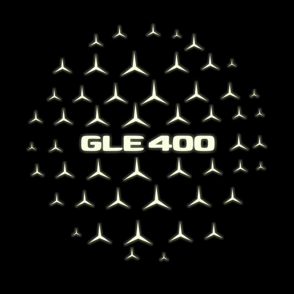 MERCEDES BENZ LOGO PROJECTOT LIGHTS Nr.03 (cantidad 1 = 1 juego/2 luces de puerta)