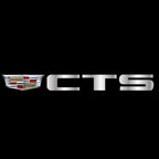 CADILLAC CTS LOGO PROJECTOT LIGHTS Nr.9799 (quantity 1 = 2 Logo Films /2 door lights）