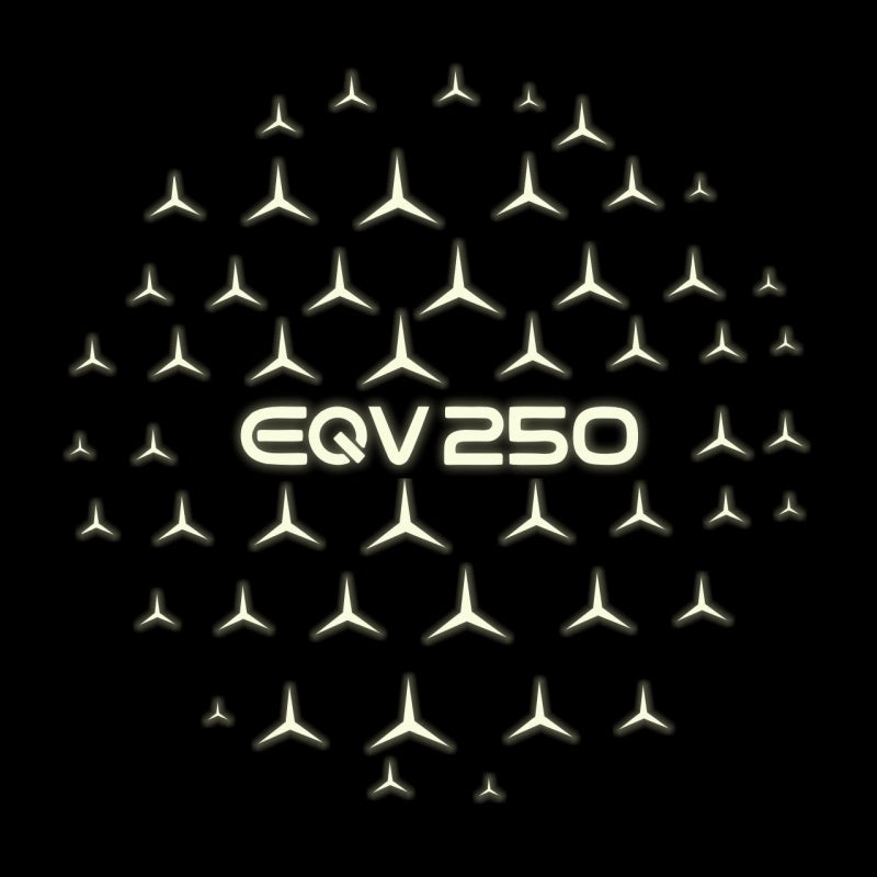 MERCEDES BENZ LOGO PROJECTOT LIGHTS Nr.03 (cantidad 1 = 1 juego/2 luces de puerta)