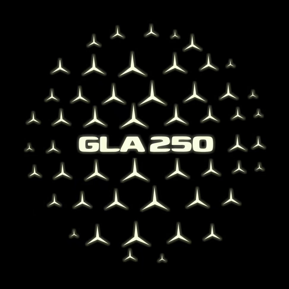 MERCEDES BENZ GLA 250 LOGO PROJECTOR LIGHTS  (quantity 1 = 1 sets/2 door lights)Nr.03f022