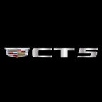 CADILLAC CT5 LOGO PROJECTOT LIGHTS Nr.9790 (quantity 1 = 2 Logo Films /2 door lights）
