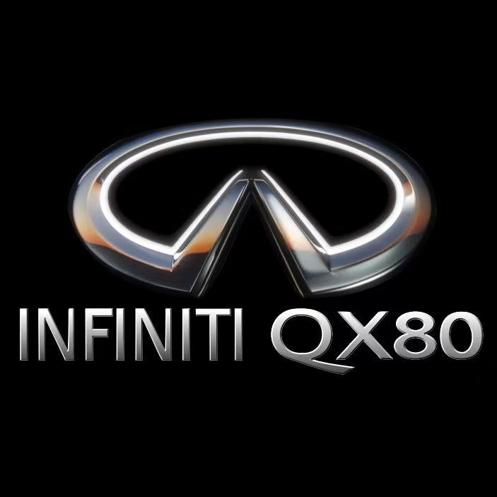 INFINITI  QX80 LOGO PROJECROTR LIGHTS  (quantity 1 = 1 sets/2 door lights)Nr.74A4