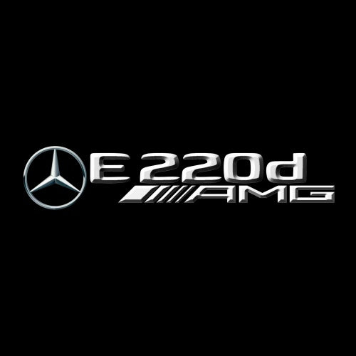 MERCEDES BENZ LOGO PROJECTOT LIGHTS Nr.03 (cantidad 1 = 1 juego/2 luces de puerta)