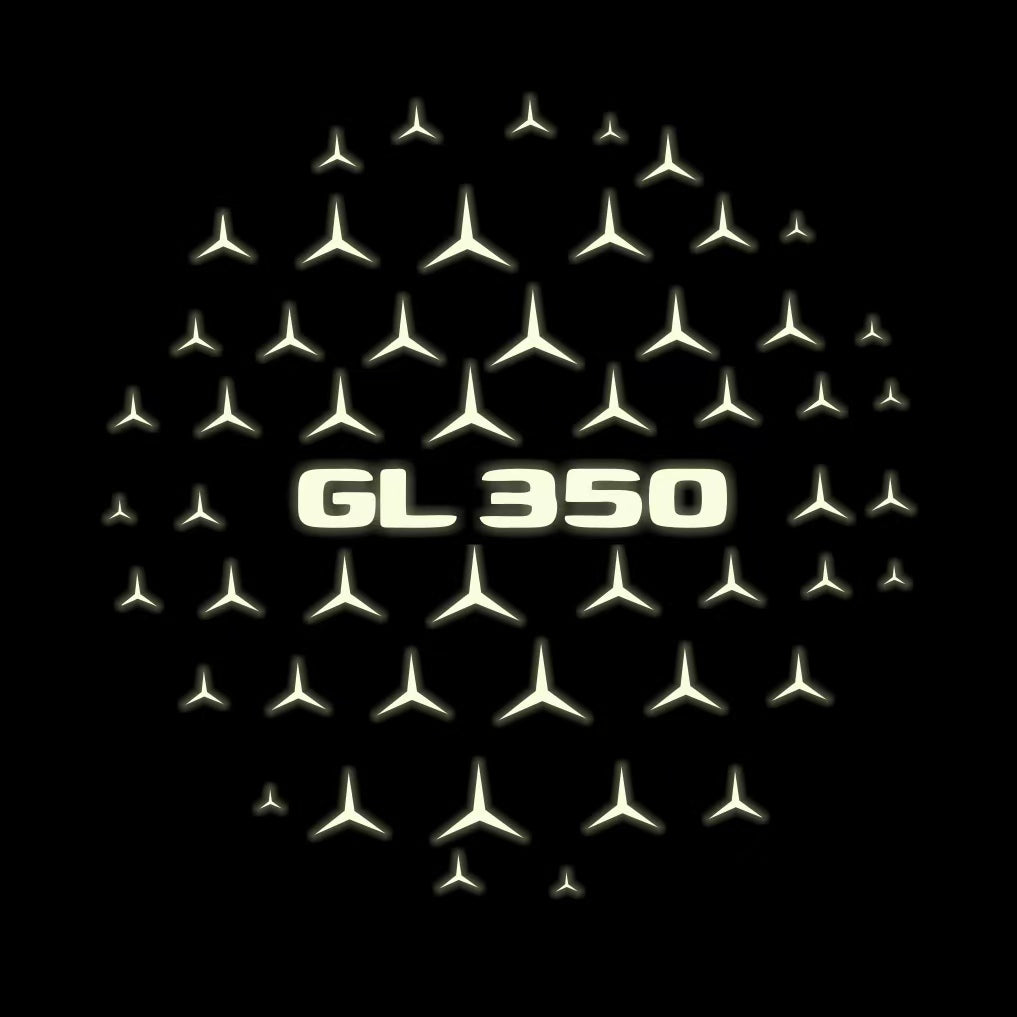 MERCEDES BENZ GL 350 LOGO PROJECTOR LIGHTS  (quantity 1 = 1 sets/2 door lights)Nr.03f09