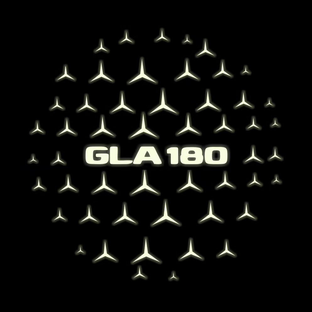 MERCEDES BENZ LOGO PROJECTOT LIGHTS Nr.03 (cantidad 1 = 1 juego/2 luces de puerta)